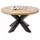 Stella Trading Couchtisch rund Mango 80 x 47 x 80 cm