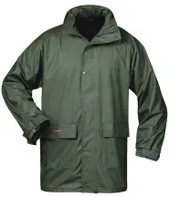 NORWAY® PU-Stretch-Regenjacke FALKENBERG, Oliv 1 Stück, Größe: 3XL