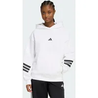 adidas Future Icons 3-Streifen, Hoodie - White