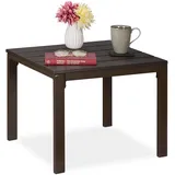 Relaxdays Beistelltisch 48 x 52 x 39 cm Braun