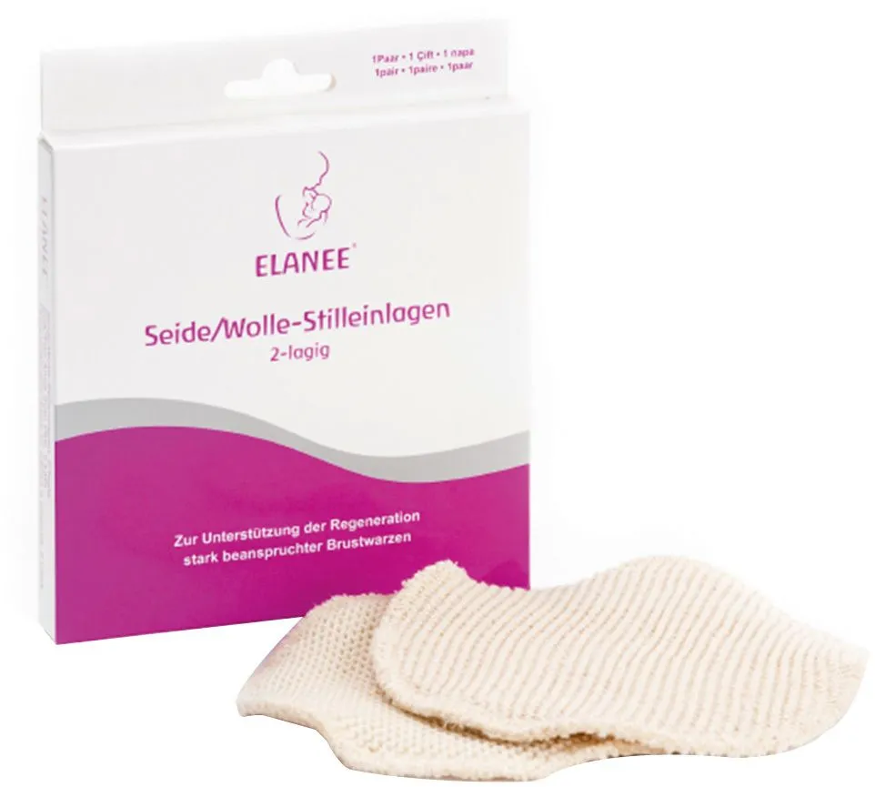 Elanee® Stilleinlagen aus Seide und Wolle 2lagig