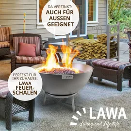 lawa living and lifestyle Brennholzregal innen Metall 84x33x76 Silber Kaminholz Stapelhilfe Stahl Verzinkt Feuerholz Regal Brennholz aussen Holzlege Kaminofen Holzaufbewahrung - Silber