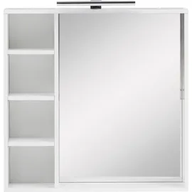 Schildmeyer Samu Spiegel 147762, weiß glanz, 73,3 / 15,8 / 77 cm