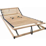 Sleeptex Lattenrost, Holz, Kunststoff, Birke, Schichtholz, 100x200 cm, Made in Germany, Über- und Sondergrößen erhältlich, Federholzleisten verleimt, Federleisten mit Duokappen, individuelle Liegehärteeinstellung, verstellbar, alternative Größen erhältlich, Schlafzimmer, Lattenroste, Lattenrost verstellbar