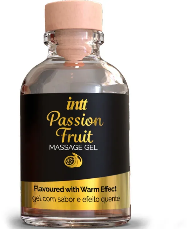 INTT MASSAGE & ORAL SEX - MASSAGEGEL MIT PASSIONSFRUCHTGESCHMACK UND WÄRMEEFFEKT