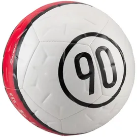 Nike Academy Total 90 Fußball, Weiß/Schwarz/Rot/Schwarz, IH7531-100, 4
