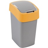 Curver Flip Bin 10 l silber/orange