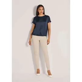 Madeleine Blusenshirt Glänzendes Oberteil Blau 42