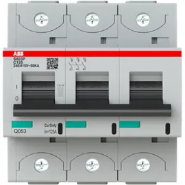 ABB S803P-C125 Hochleistungs-Sicherungsautomat 125A, C-Char., Icu=50kA 240/415V AC, 3P
