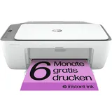 HP DeskJet 2720e All-in-One-Drucker — Farbtintenstrahl — 6 Monate Instant Ink im Lieferumfang enthalten HP + (Fotokopie, Scan, Impression, WLAN)