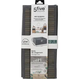 Five Korblatte bambus 31x15cm mix n modul" grau - 5 five