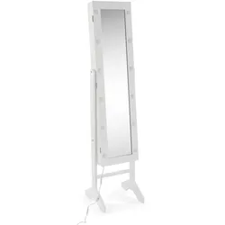 Wandspiegel Versa Weiß Spiegel Holz MDF 35 x 153 x 35,2 cm Schmuckständer