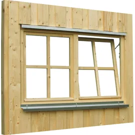 SKANHOLZ Doppelfenster 132,4 x 82,1 cm beige