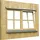 SKANHOLZ Doppelfenster 132,4 x 82,1 cm beige