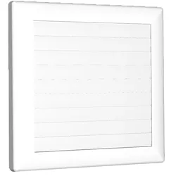 Lüftungsgitter Lamellen verschließbares ⌀150mm regulierbar weiß 1379