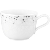 SELTMANN WEIDEN Seltmann Kaffeetasse LIBERTY BRACE, Weiß - Grau - 260 ml Porzellan - graphisches Motiv