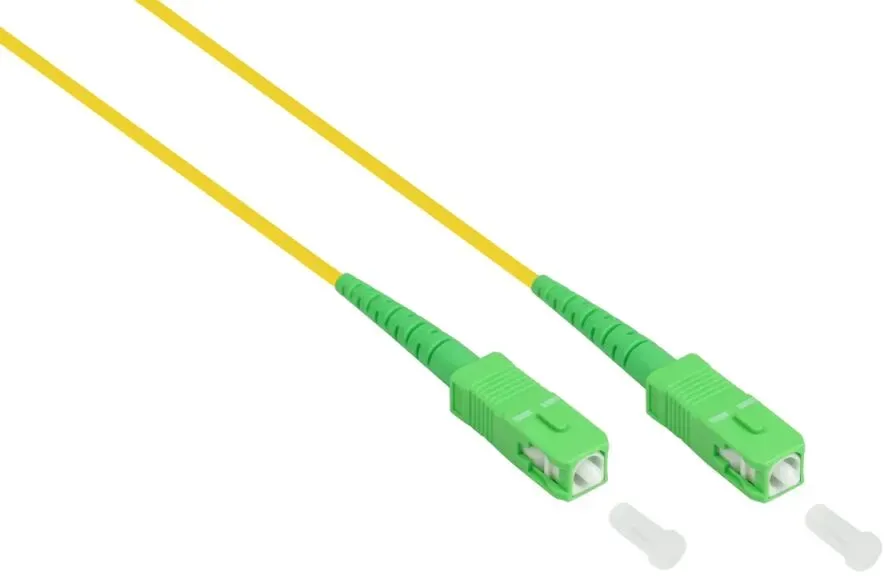 Alcasa LW-S905LASA InfiniBand/Glasfaserkabel 5 m LC SC FTTH Gelb