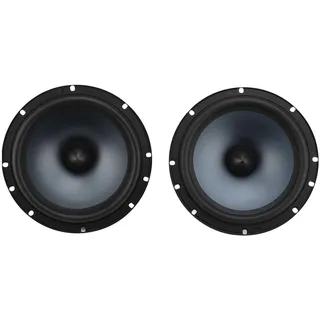 Greensen 6,5-Zoll 500W Komponentenlautsprecher, 4-Ohm Auto-Audio-Lautsprechersatz mit 2 Mittelton-Tieftönern, 2 Hochtönern und 2 Frequenzweichen für die Vorderen Türen