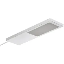 SOTech LED-Möbelleuchte GIULIA II Ohne Sensor silbergrau, 4000K neutralweiß Unterbauleuchte Schrankleuchte Vitrinenbeleuchtung
