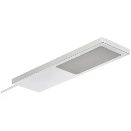 SOTech LED-Möbelleuchte GIULIA II Ohne Sensor silbergrau, 4000K neutralweiß Unterbauleuchte Schrankleuchte Vitrinenbeleuchtung