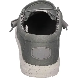 HEYDUDE Wally Canvas Herren Light Grey 41