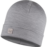 Buff Merino Heavyweight Mütze SOLID LIGHT GREY