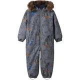 NAME IT Jungen NMMSNOW10 Suit AOP FO NOOS Schneeanzug, Mockingbird/AOP:Dinosaur, 128