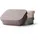 MAMEIDO Brotdose Edelstahl 1200 ml, mit flexiblem Trenner & Silikondeckel, Lunchbox Erwachsene, leichte Vesperbox Kinder, Brotbox Kinder mit Fächern (Powder Blush)