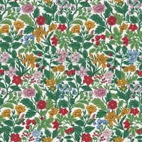 Joules Vliestapete Arts and Crafts Floral Rainbow Mehrfarbig FSC®