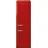 FAB32RRD5 Retro-Kühl-Gefrierkombination (311 l, 1968 mm hoch, Rot)