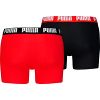 Puma MEN Everyday BASIC BOXERS 2P in Schwarz/Rot -
