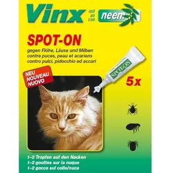 Vinx Bio Spot On Tropfen mit Neem Katze