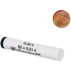 Münzhülsen 1 Cent  - Securina24® (1 Cent - 300 Stück)