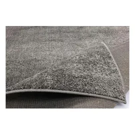 Gino Falcone Teppich Paola UNI anthracite 67x120 (cm): B: 67 H: 1