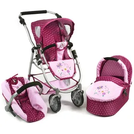 Bayer Chic 2000 Emotion 3 in 1 All In dots brombeere