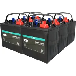 Batterie-Satz 36V 225Ah passend für Golfcar Golf Cart Elektro-Fahrzeug