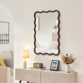 [en.casa] Porloskid 90 x 60 cm Dunkelbraun