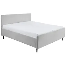 Möbel Boss Polsterbett Salvador 180 x 200 cm H2 Silber