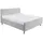 Möbel Boss Polsterbett Salvador 180 x 200 cm H2 Silber