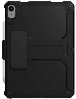 Urban Armor Gear UAG Rugged Case for iPad 10.9 (10th Gen, 2022) - Scout w HS & KS Black - Hintere Abdeckung für Tablet - Thermoplastisches