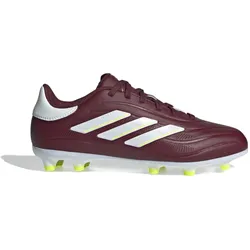 adidas Pure 2 League FG Kinder - dunkelrot/weiß/gelb-35