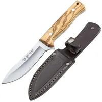 Nieto Gürtelmesser Trapper Outdoormesser Camping Full Tang Scheide Veilchen