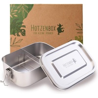 Viwanda HOTZENBOX Brotdose Edelstahl Premium 800ml Trenner Auslaufsicher plastikfrei nachhaltig | Lunchbox HOTZENBOX