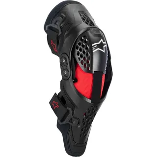 Alpinestars SX-1 Plasma Knieprotektoren - Schwarz/Rot / L/XL