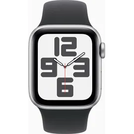 Apple Watch SE 2024 GPS + Cellular 40 mm Aluminiumgehäuse Mitternacht, Sportarmband Mitternacht M/L