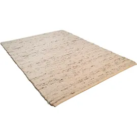 THEKO Wollteppich THEKO "Allgäu Super, handgewebt" Gr. 11, beige (natur), B:70cm H:10mm L:240cm, Wolle, Teppiche, Handweb Teppich, reine Schurwolle, auch als Läufer, Kundenliebling