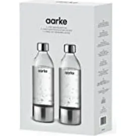 Aarke PET-Flasche 2 x 0,8 Liter silber