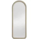 Livetastic Standspiegel, Champagner, Glas, Holzwerkstoff, Fell, Freiform, 60x160x3 cm, Ganzkörperspiegel, Spiegel, Standspiegel