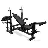 VirtuFit Multifunktionale Hantelbank Deluxe Schwarz