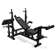 VirtuFit Multifunktionale Hantelbank Deluxe Schwarz